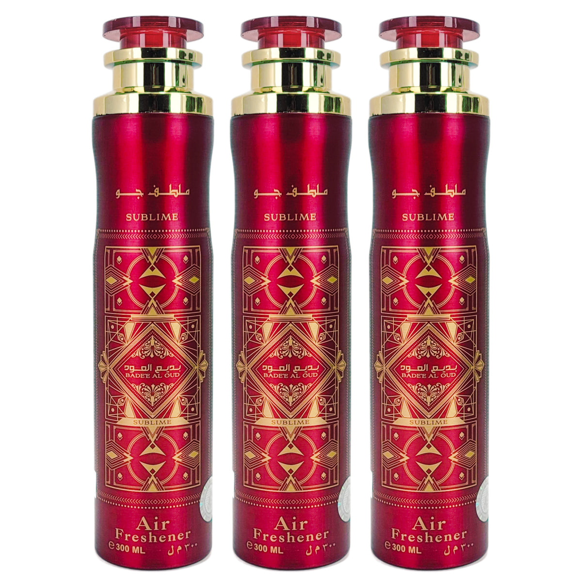 Bade'e Al Oud SUBLIME Aerosol Air Freshener Spray, 300ml, by Lattafa