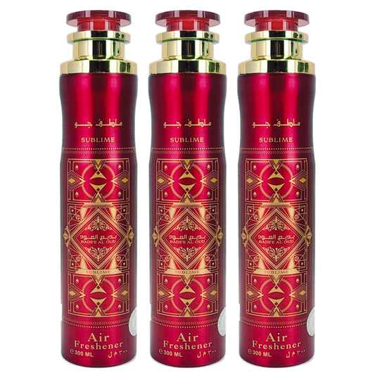 Bade'e Al Oud SUBLIME Aerosol Air Freshener Spray, 300ml, by Lattafa