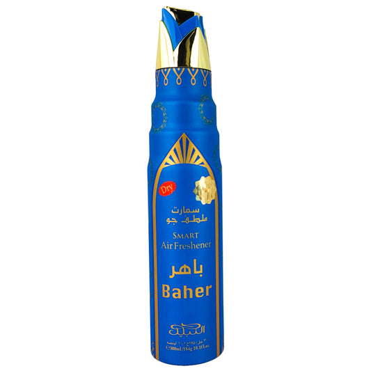 Baher Scent Dry Aerosol Air Freshener Spray, 300ml, by Nabeel