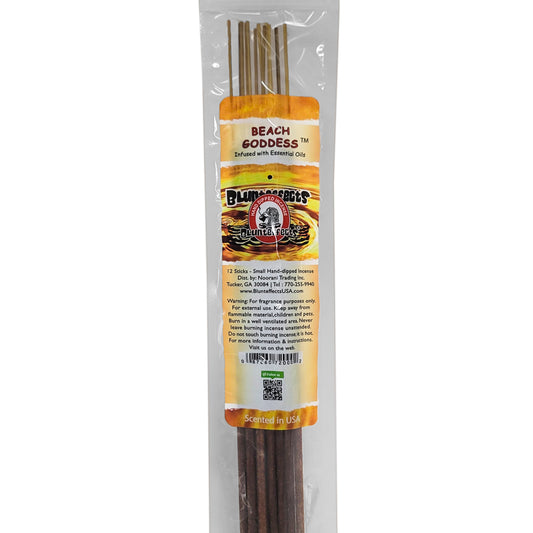 10.5" BluntEffects Incense Fragrance Wands, 12-Pack Beach Goddess