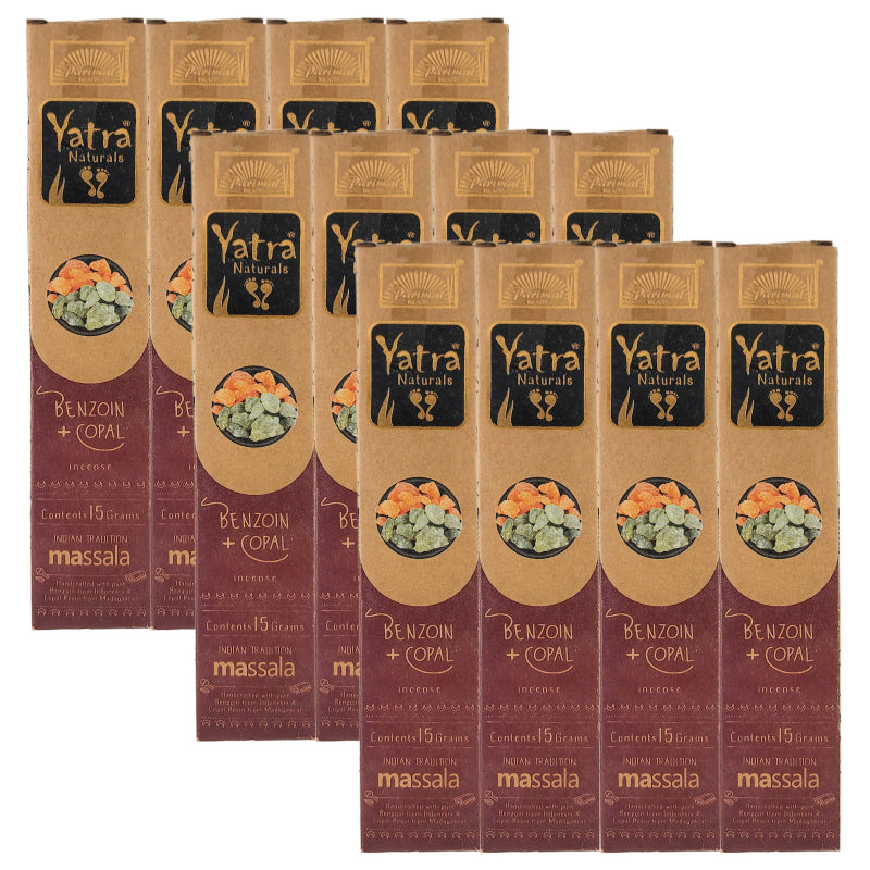 Benzoin + Copal Parimal Yatra Naturals Incense Sticks, 15g Packs