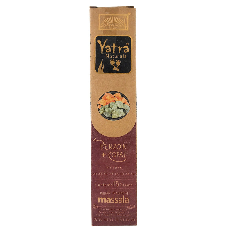 Benzoin + Copal Parimal Yatra Naturals Incense Sticks, 15g Packs