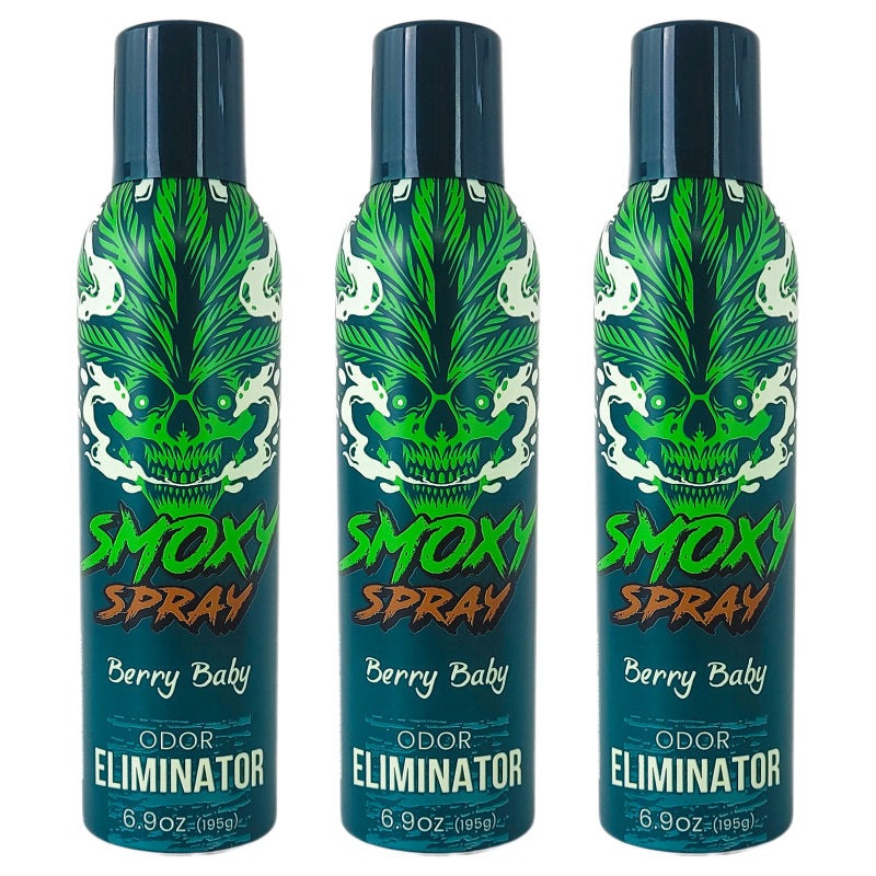 Berry Dream Scent, Smoxy 6.9oz Aerosol Odor Eliminator Sprays