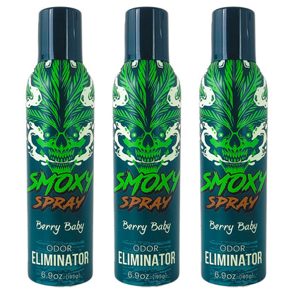 Berry Baby Scent, Smoxy 6.9oz Aerosol Odor Eliminator Sprays