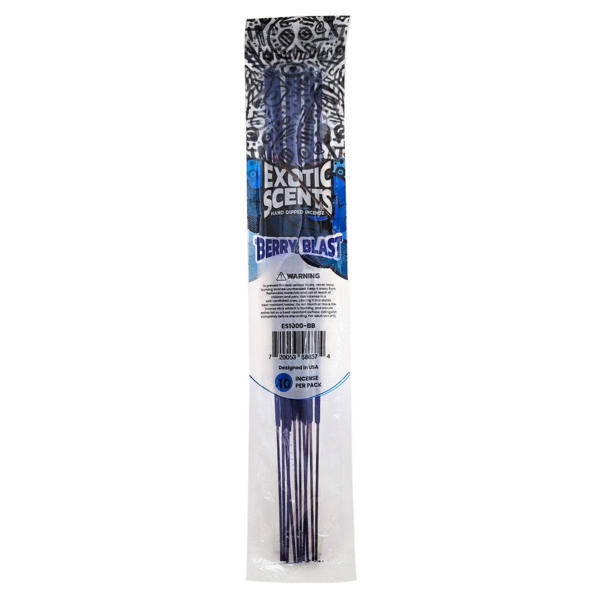 Berry Blast Scent 11" Exotic Scents Incense