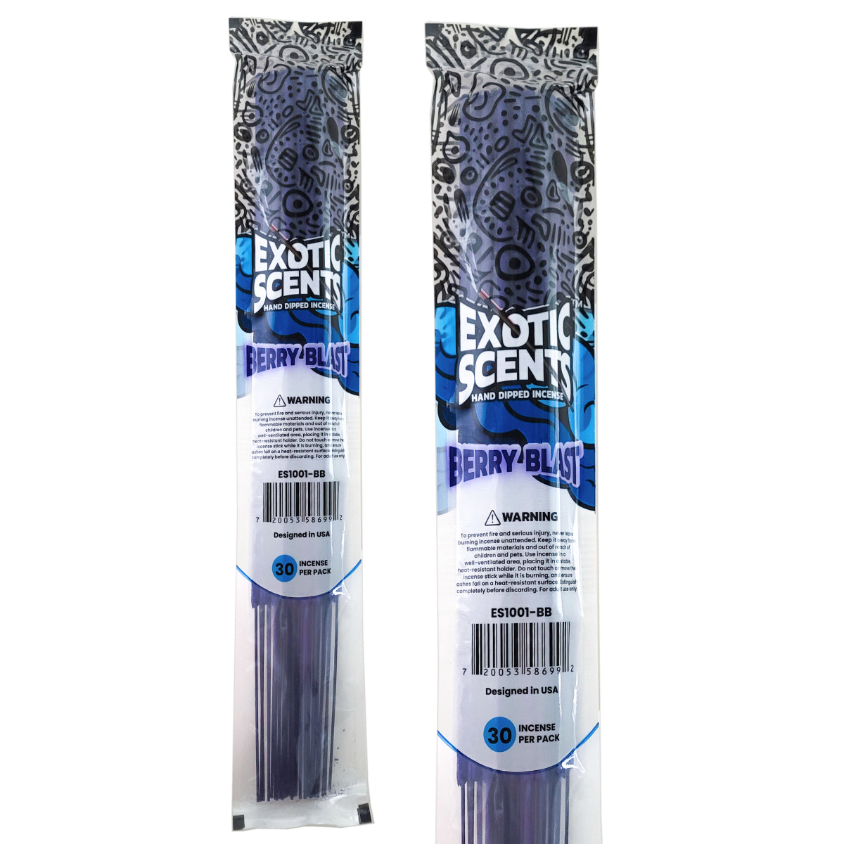 Berry Blast Scent 19" Exotic Scents Jumbo Incense