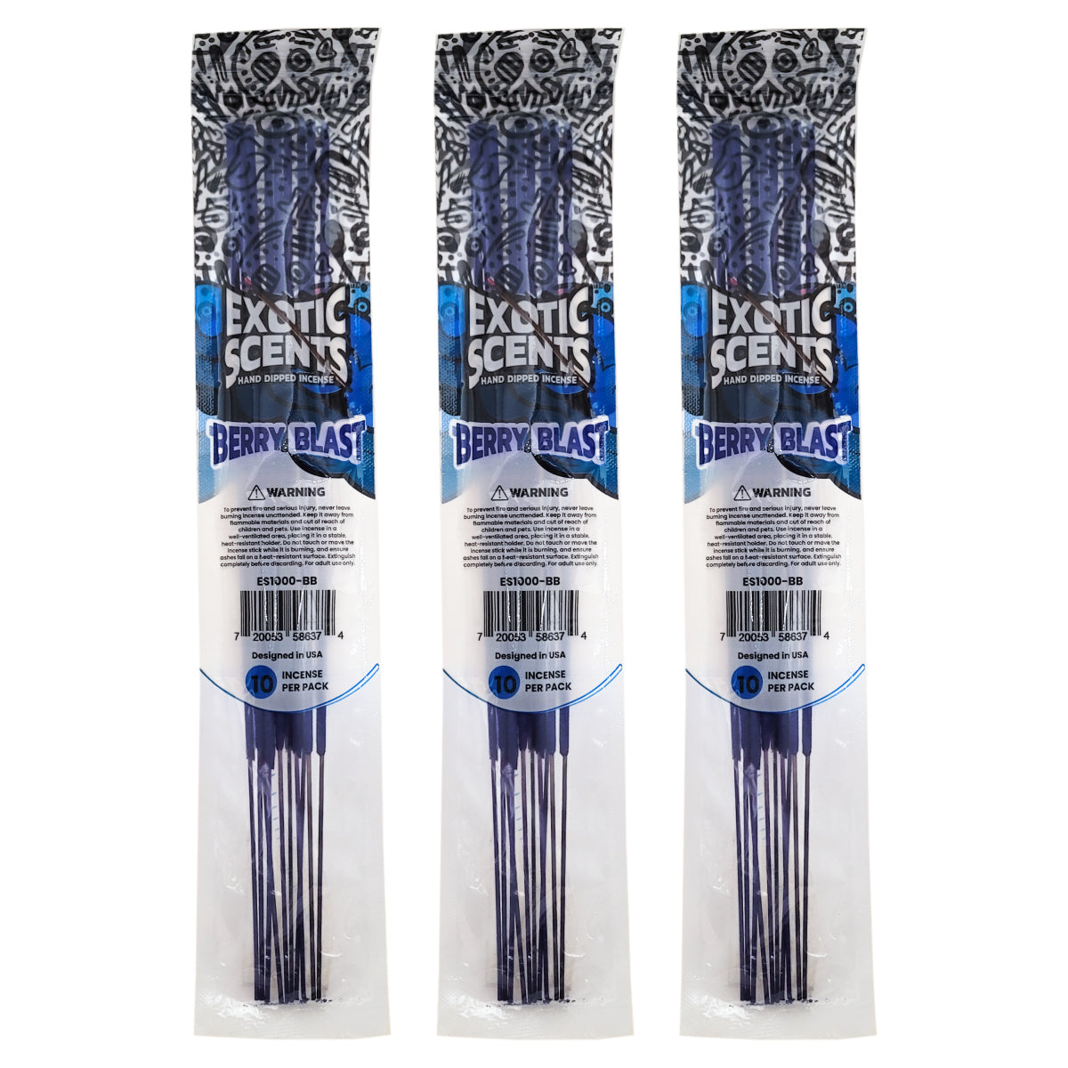 Berry Blast Scent 11" Exotic Scents Incense
