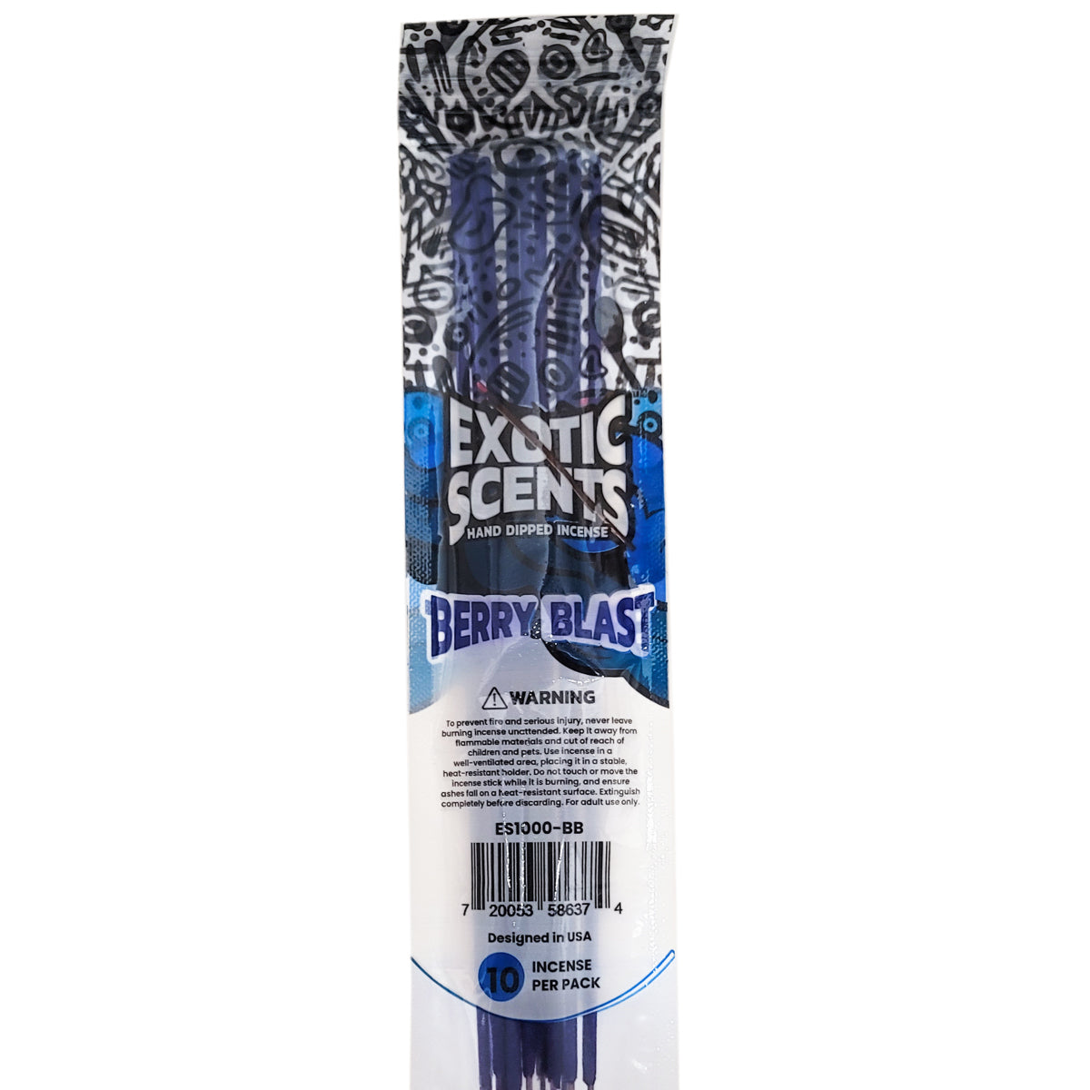 Berry Blast Scent 11" Exotic Scents Incense