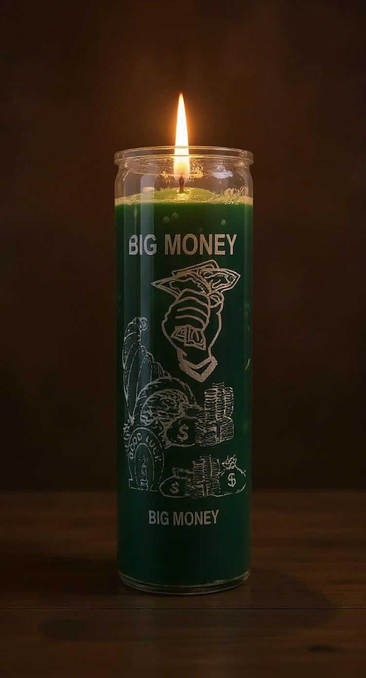 7 Day Candle, Big Money (Green)