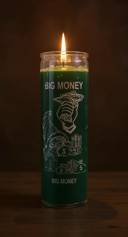 7 Day Candle, Big Money (Green)