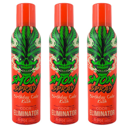 Birthday Cake Kush Scent, Smoxy 6.9oz Aerosol Odor Eliminator Sprays