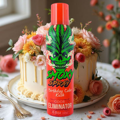Birthday Cake Kush Scent, Smoxy 6.9oz Aerosol Odor Eliminator Sprays Birthday Cake Kush Scent, Smoxy 6.9oz Aerosol Odor Eliminator Sprays