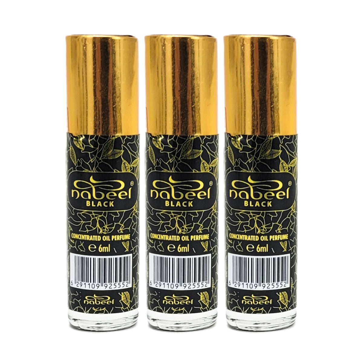 6ml Roll-On Body Oil Perfume, Black Scent by Nabeel