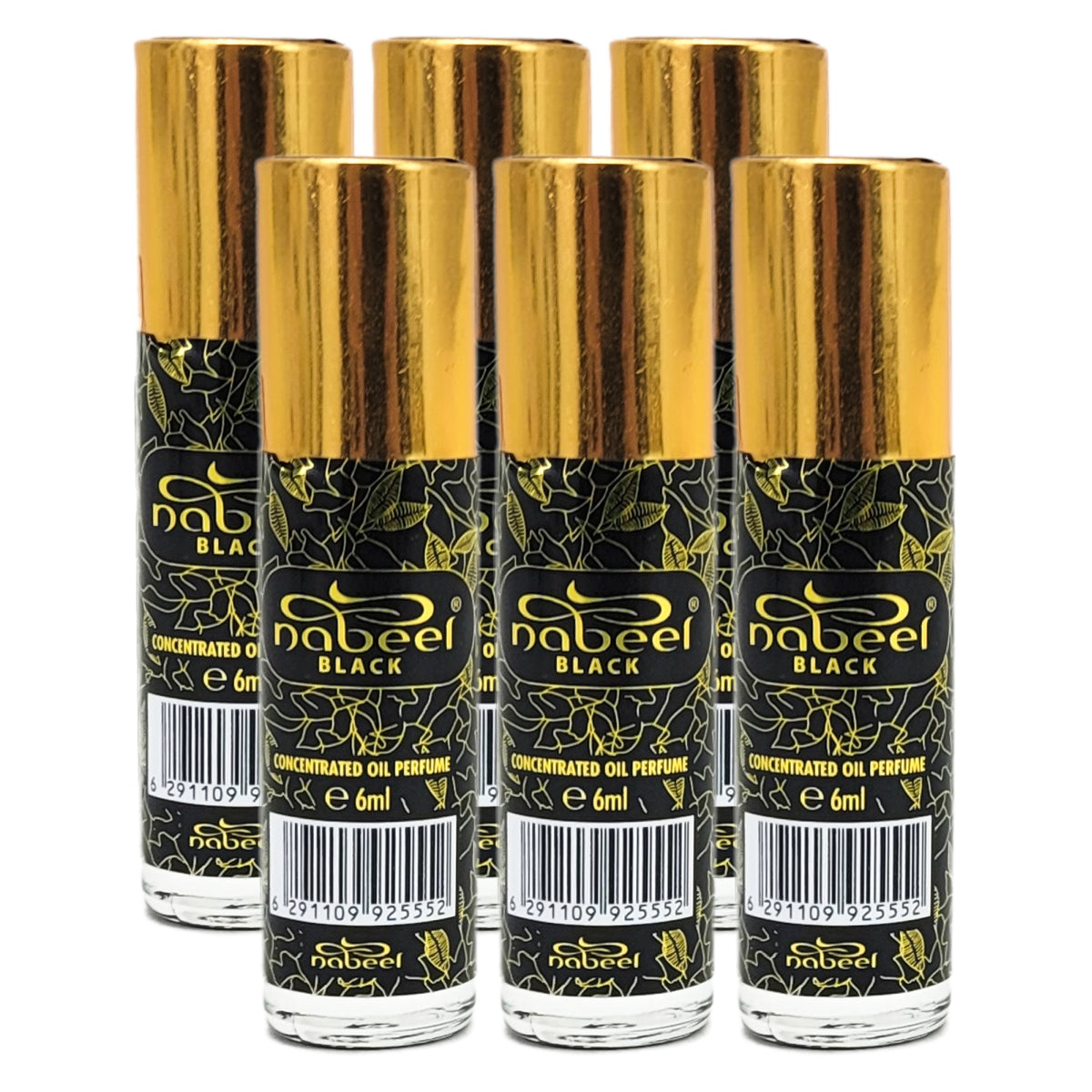 6ml Roll-On Body Oil Perfume, Black Scent by Nabeel