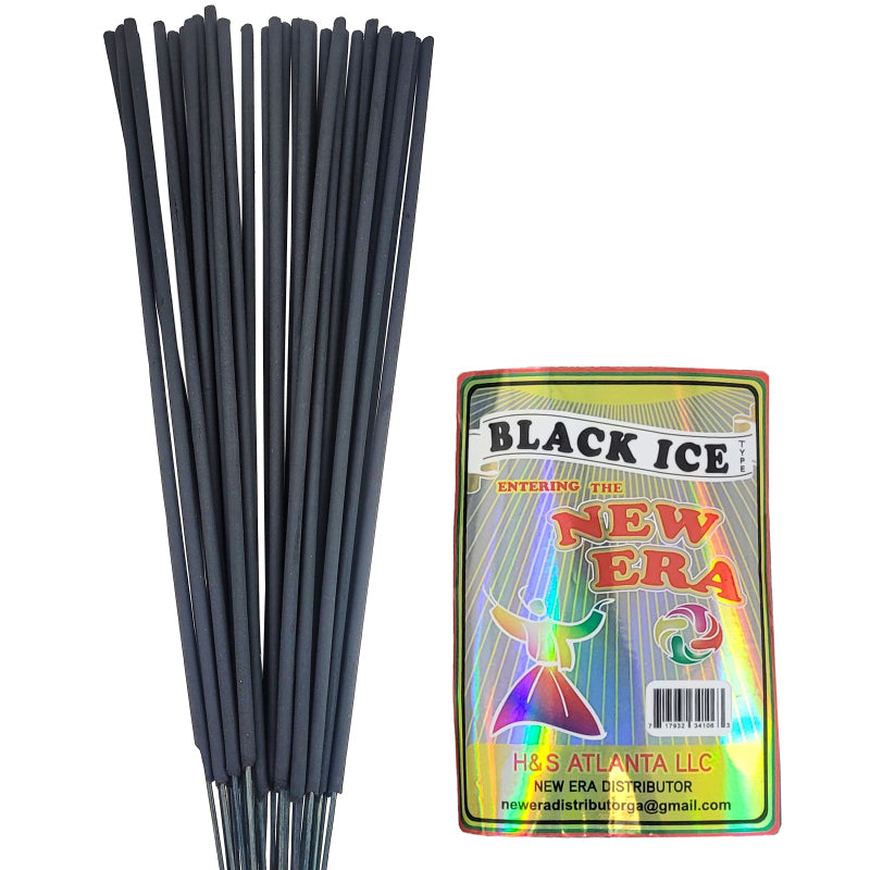 Black Ice TYPE Scent, New Era 19" Jumbo Incense