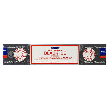 Satya Black Ice Scent Incense Sticks, 15g Pack