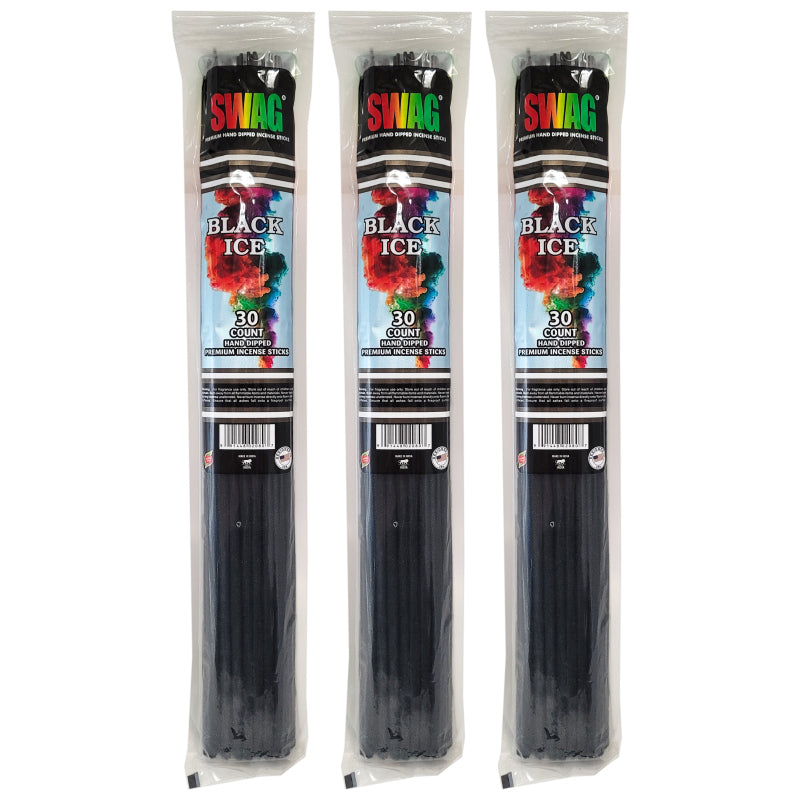 Black Ice Type Scent 19" SWAG Jumbo Incense