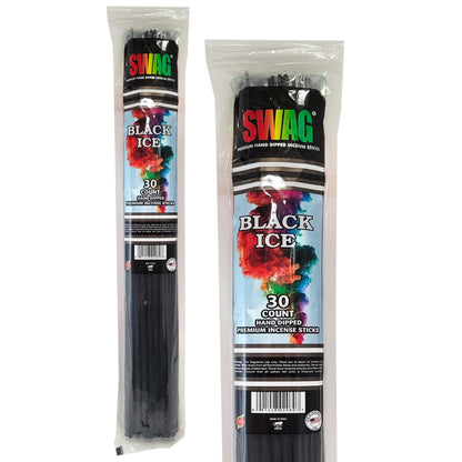 Black Ice Type Scent 19" SWAG Jumbo Incense