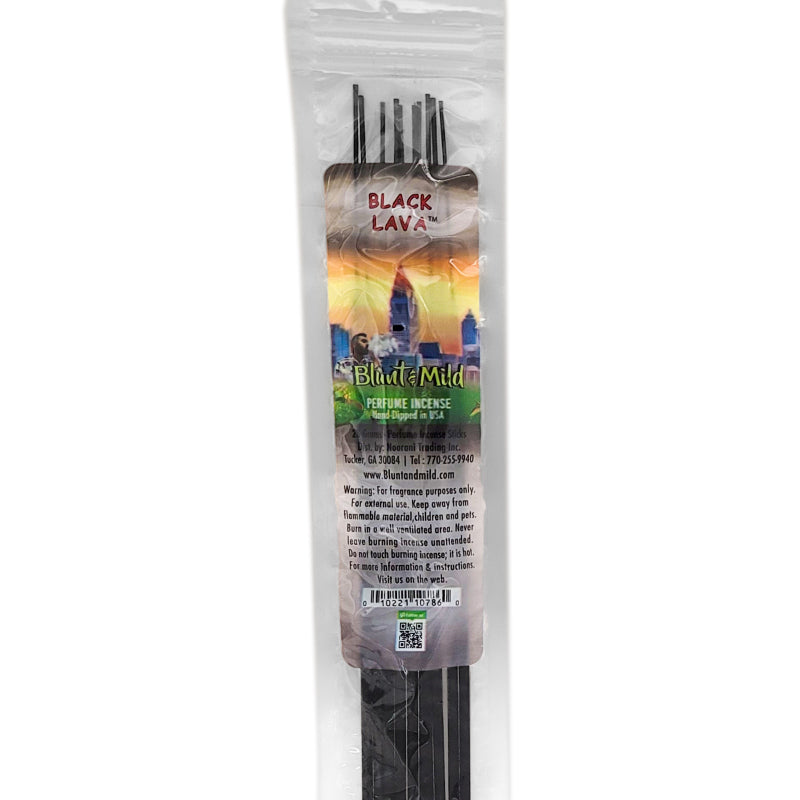 Black Lava 10.5" Blunt & Mild Incense, 20g Pack