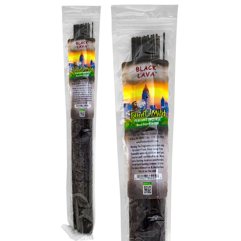 19" Blunt & Mild Jumbo Incense, Black Lava