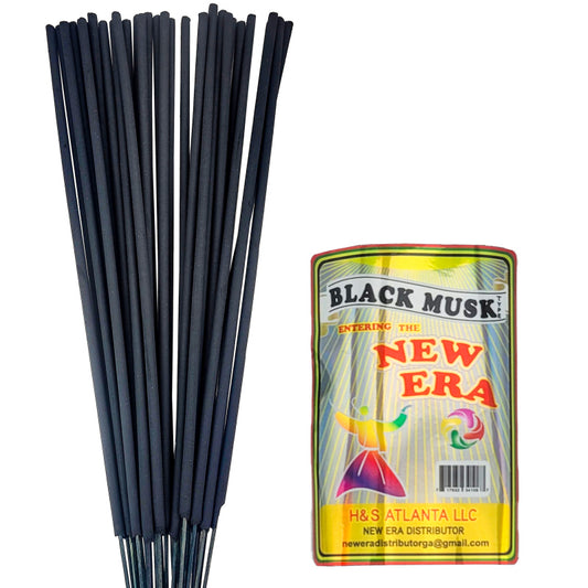 Black Musk Scent, New Era 19" Jumbo Incense