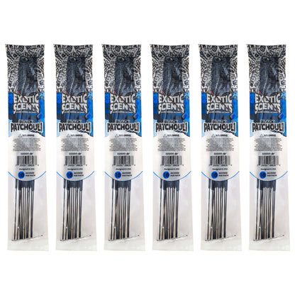 Black Patchouli Scent 11" Exotic Scents Incense