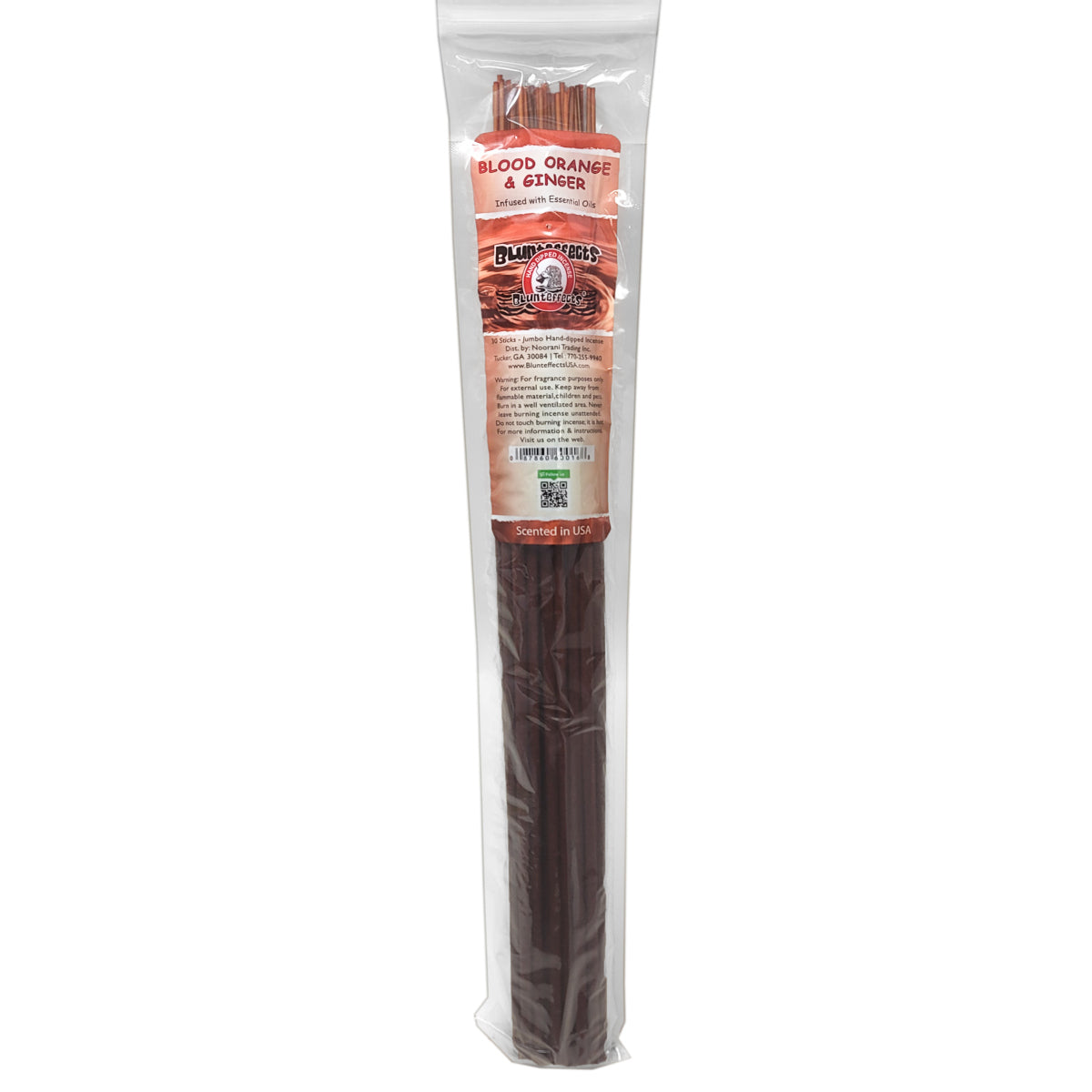 Blood Orange & Ginger Scent, 19" BluntEffects Jumbo Incense