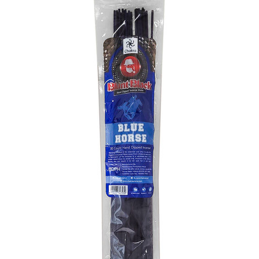 Blue Horse Scent 19" Blunt Black Jumbo Incense