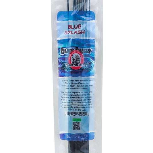 10.5" BluntEffects Incense Fragrance Wands, 12-Pack Blue Splash