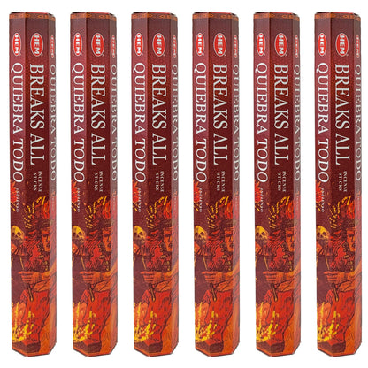 HEM Incense Sticks 20-Stick Hex Packs, Breaks All Scent