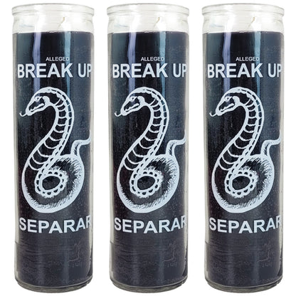 7 Day Candle, Break Up (Black)