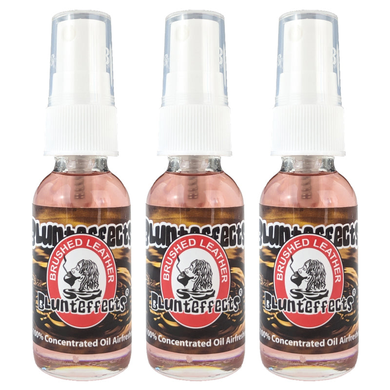 BluntEffects Air Freshener Spray, 1OZ Brushed Leather Scent