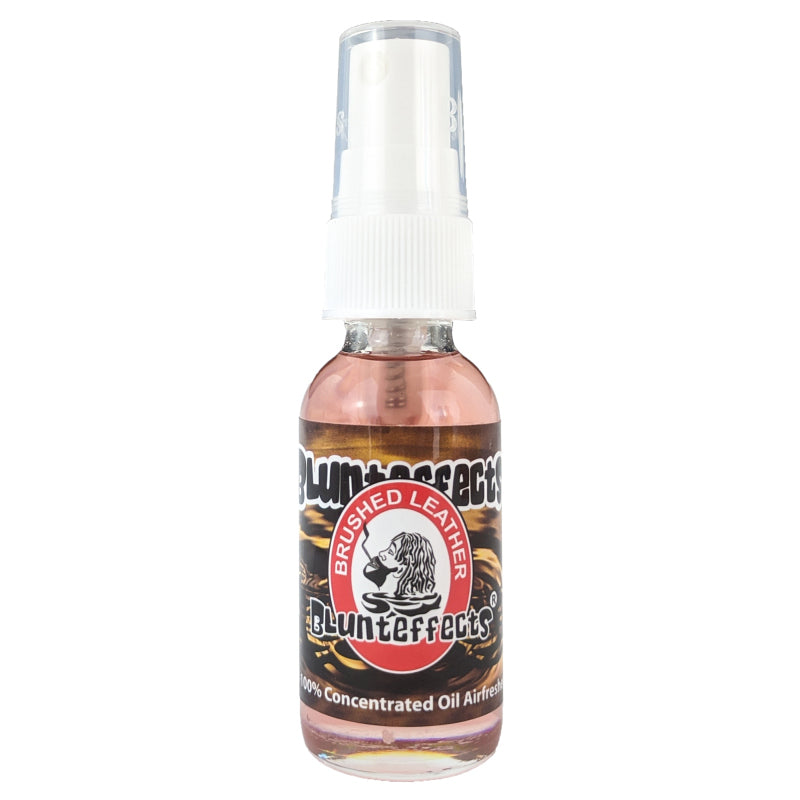 BluntEffects Air Freshener Spray, 1OZ Brushed Leather Scent