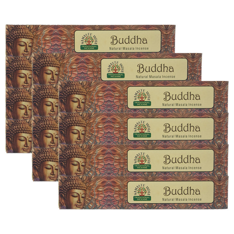 Buddha 15g 8" Incense Pack, by Namaste India