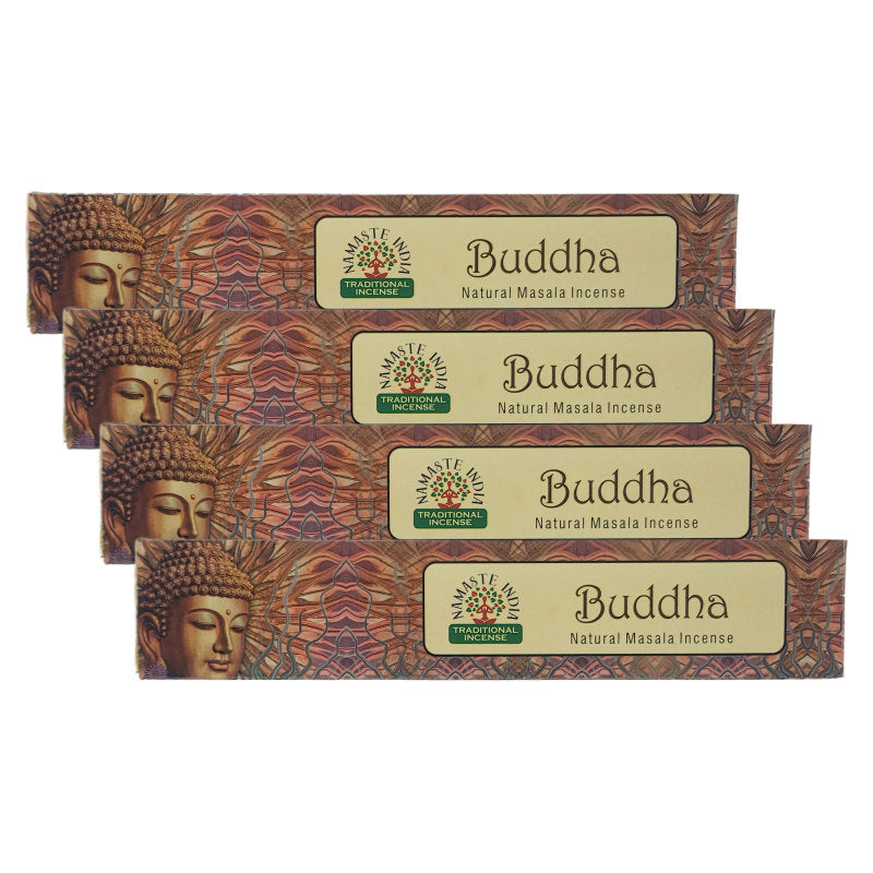 Buddha 15g 8" Incense Pack, by Namaste India