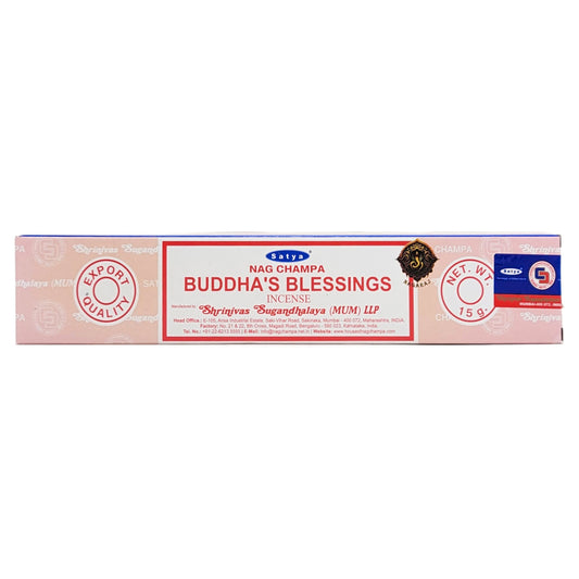 Satya Buddha's Blessings Scent Incense Sticks, 15g Pack