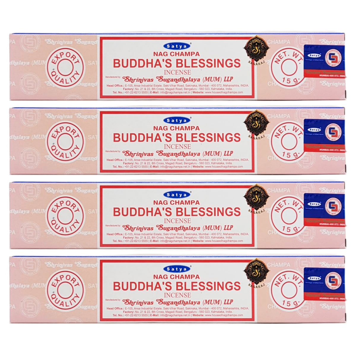 Satya Buddha's Blessings Scent Incense Sticks, 15g Pack