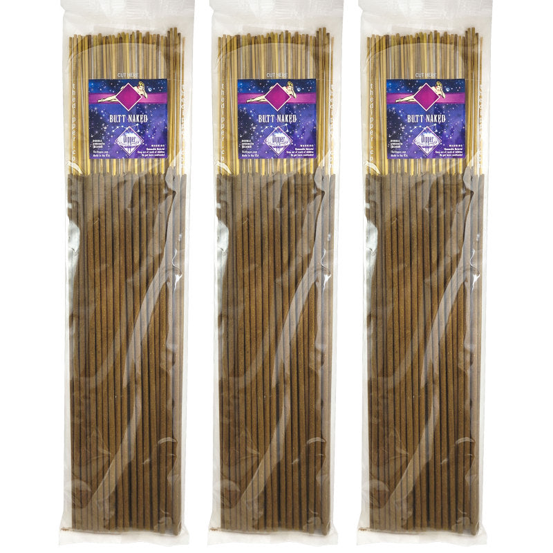 Butt Naked Scent 19" Incense, 50-Stick Pack, by The Dipper