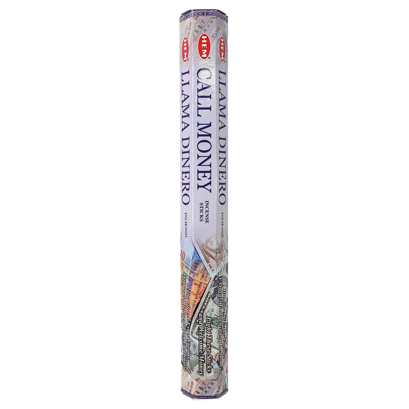 HEM Incense Sticks 20-Stick Hex Packs, Call Money