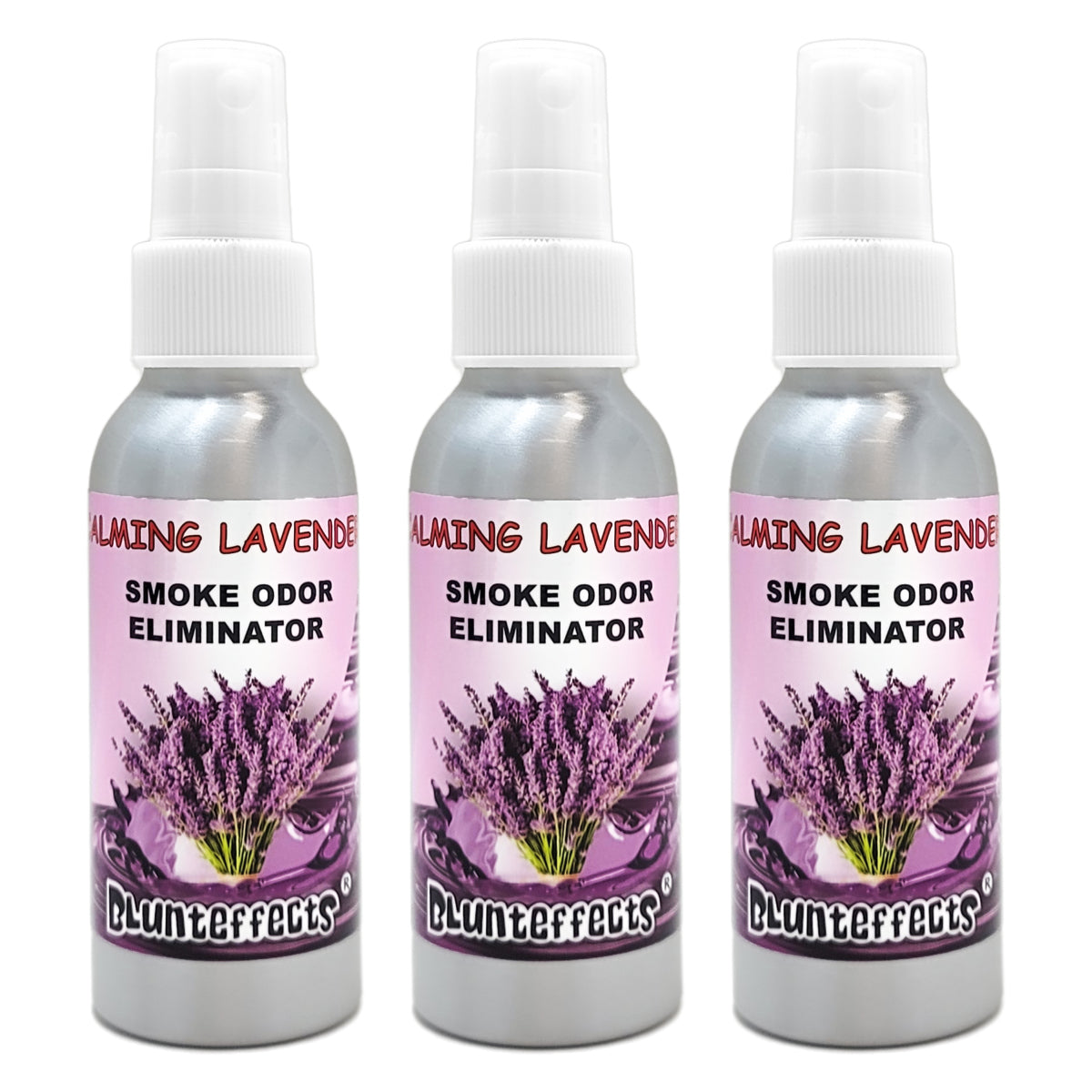 100ml Calming Lavender Scent BluntEffects Odor Eliminator Air Freshener Spray