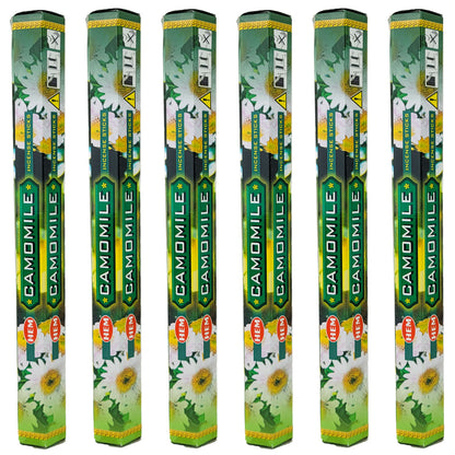 HEM Incense Sticks 20-Stick Hex Packs, Camomile Scent