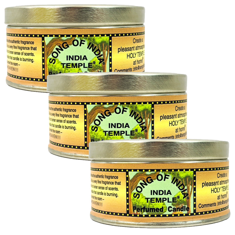Song of India Perfumed 55gm Double-Wick Can Candle