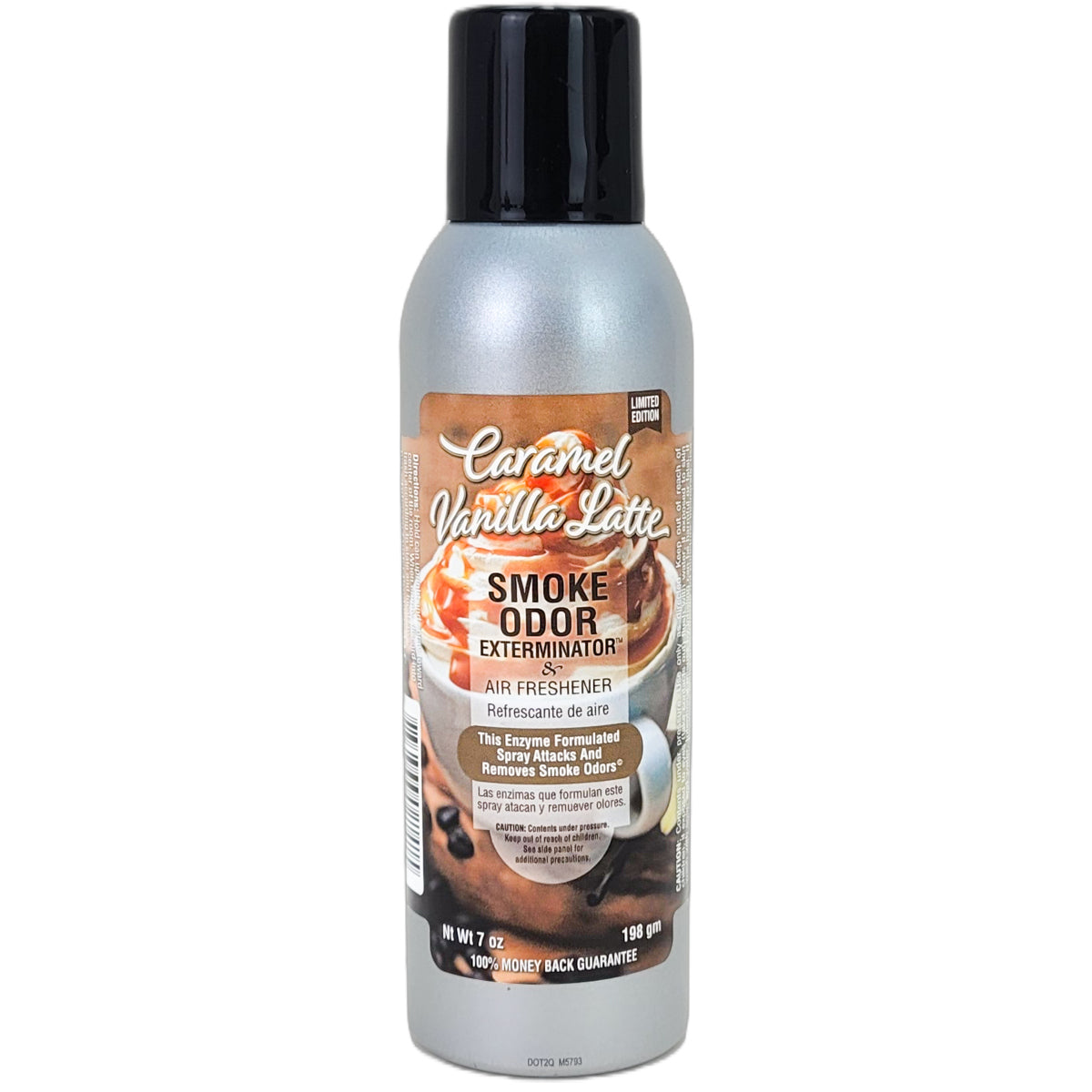 Caramel Vanilla Latte 7oz Smoke Odor Exterminator Spray Aerosol Can, by Tobacco Outlet Products