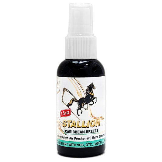 Stallion Air Freshener Spray 1.5 OZ Caribbean Breeze