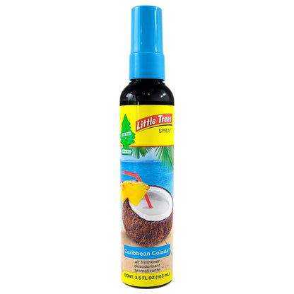 Little Trees 3.5oz Spray Car Air Freshener, Caribbean Colada Scent