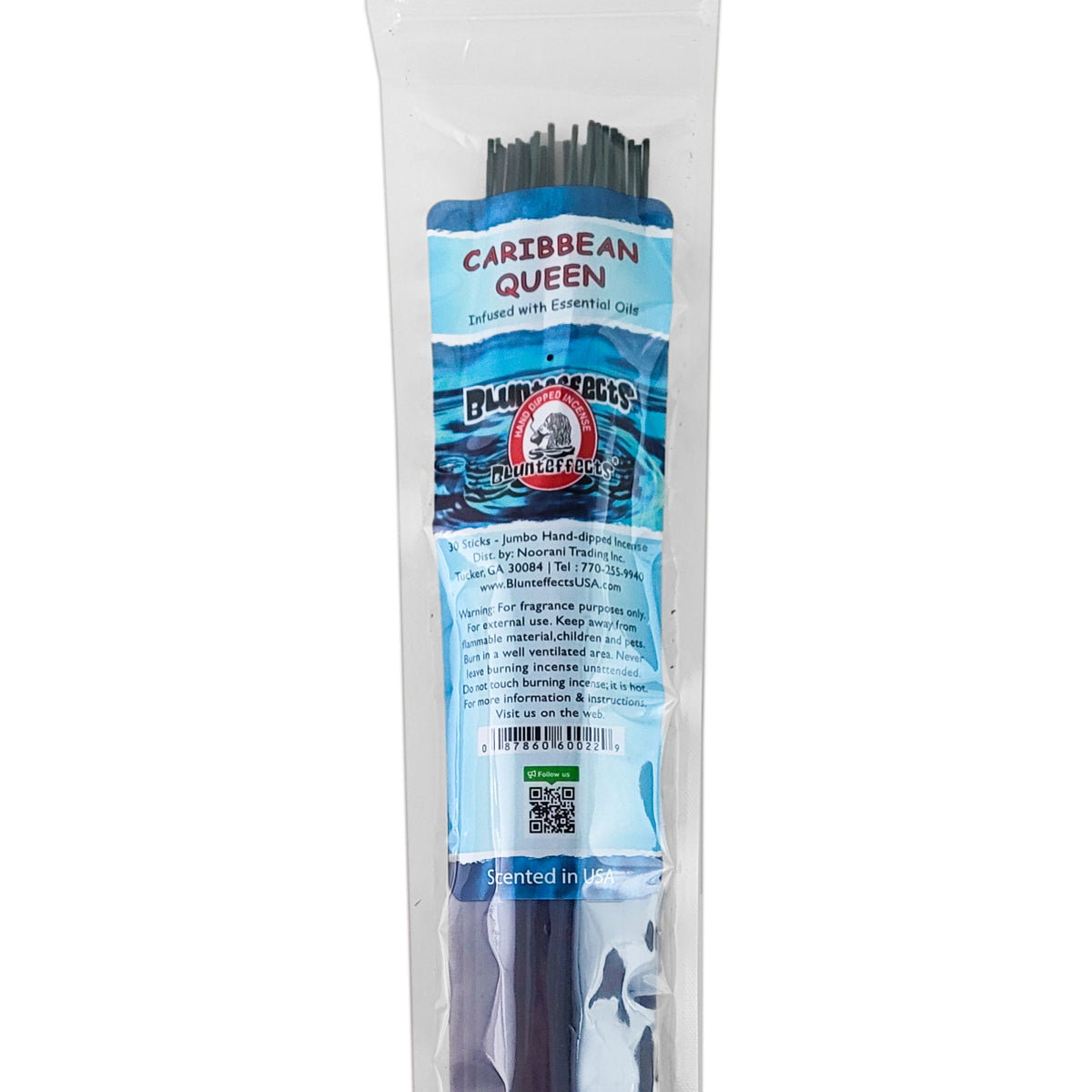Caribbean Queen Scent, 19" BluntEffects Jumbo Incense