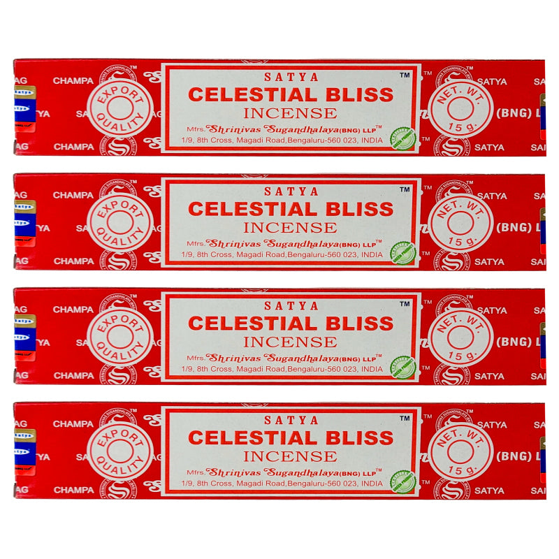 Celestial Bliss Scent Incense Sticks by Satya BNG, 15g Packs