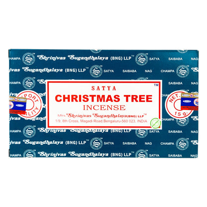 Christmas Tree Scent Incense Sticks by Satya BNG, 15g Packs