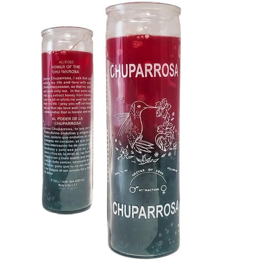 7 Day Candle, Chuparossa (Red/Green)