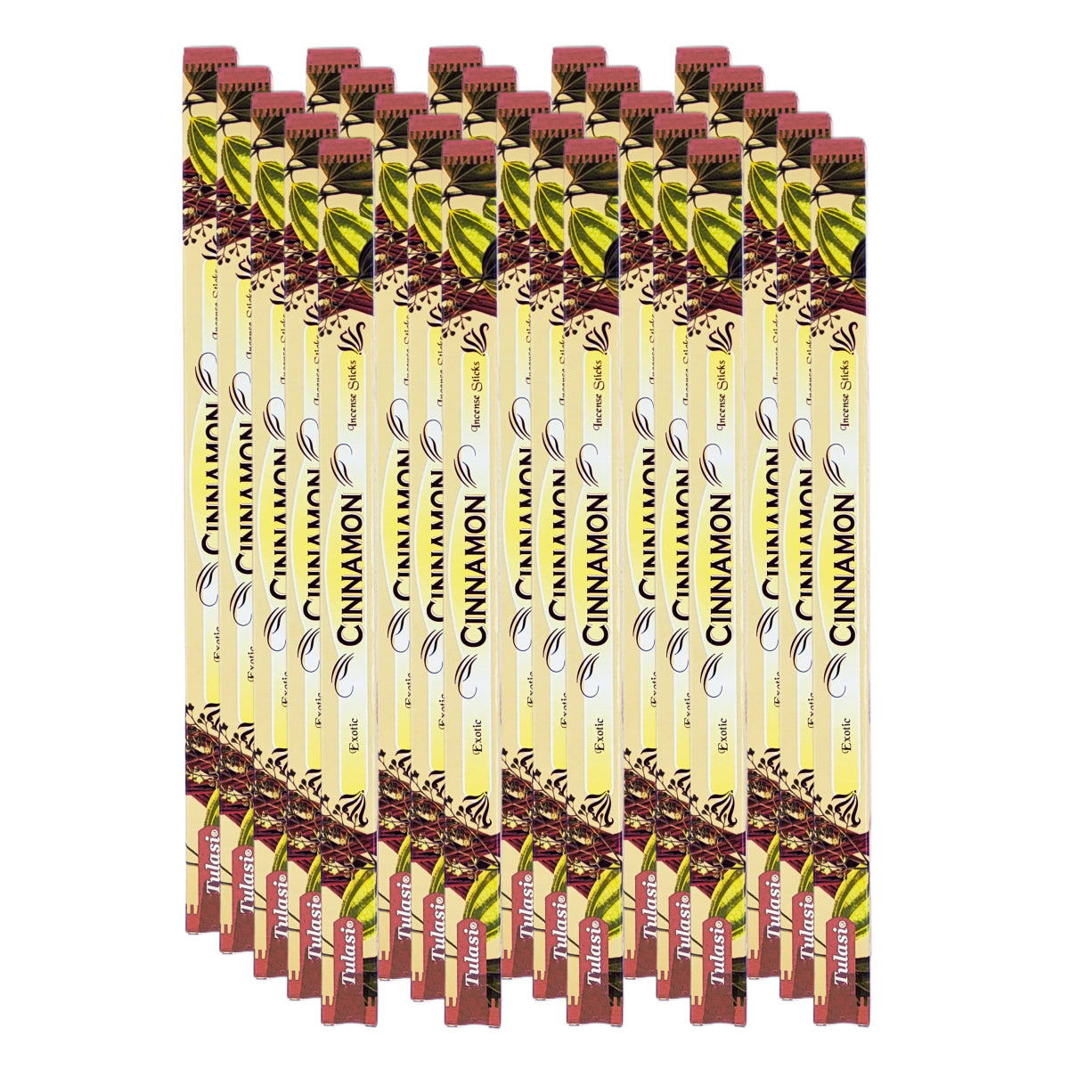 Cinnamon Tulasi 9" Incense Sticks, 8ct Square Packs